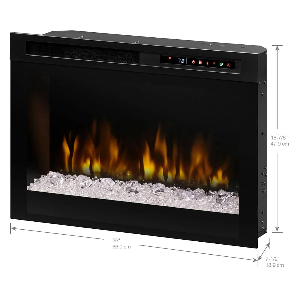Dimplex Nova 26-In Multi-Fire XHD Contemporary Electric Fireplace Insert - Image 11