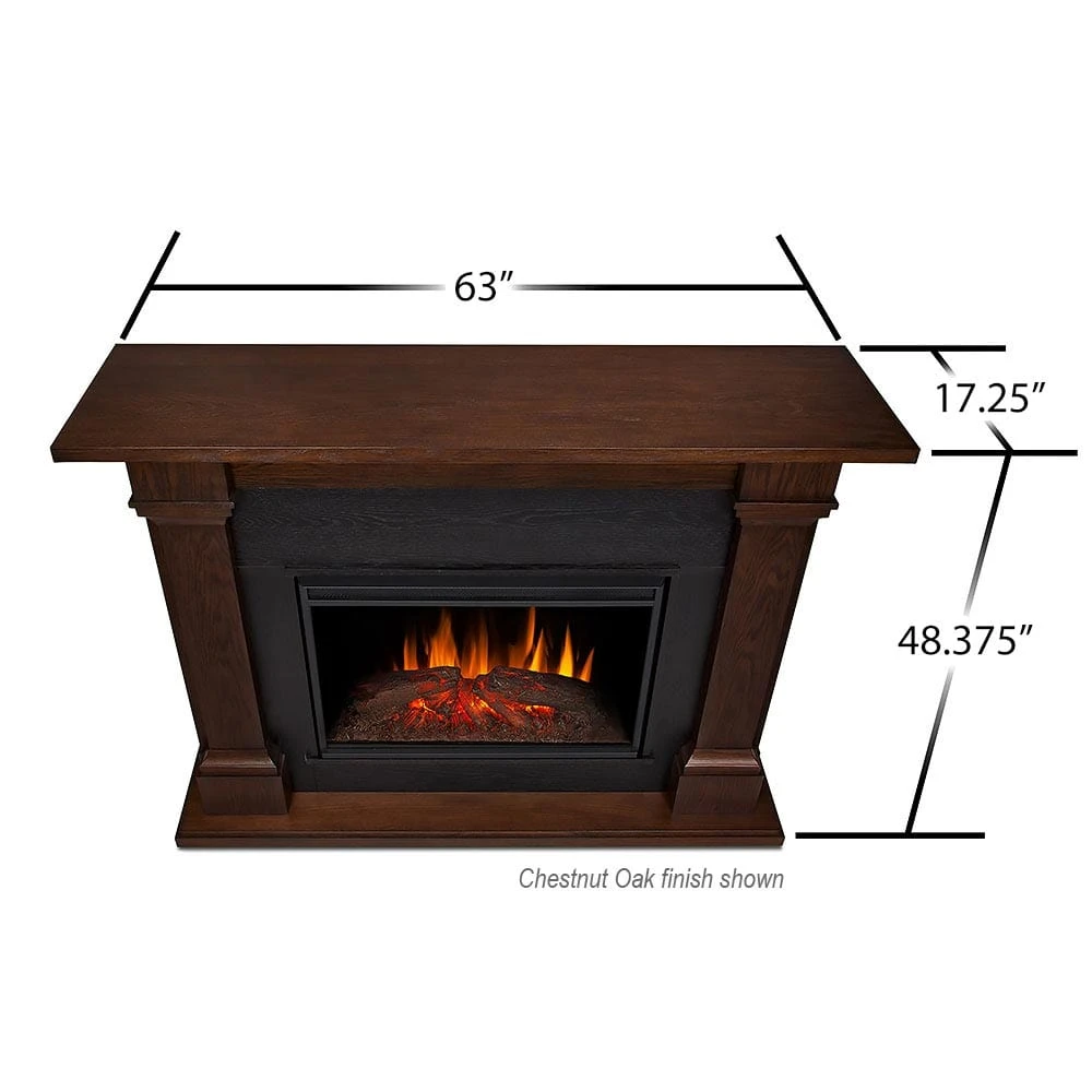 Callaway Grand Infrared Electric Fireplace Mantel Package In White - 8011E-W - Image 3